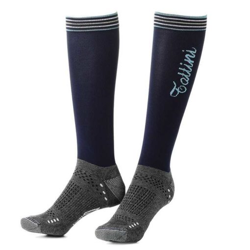 Tattini forstærkede sokker, sorte L (43-46)