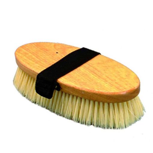 Synthetic Fiber Brush With Wooden Handle