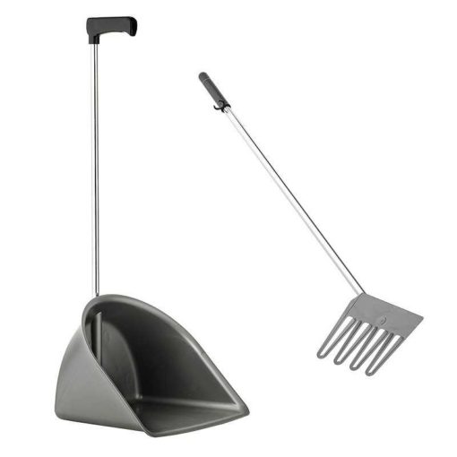 Stable Dustpan With Rake